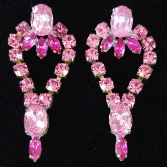 Bijoux MG Jewelry - Vintage Earrings Bijoux MG Czech glass crystal